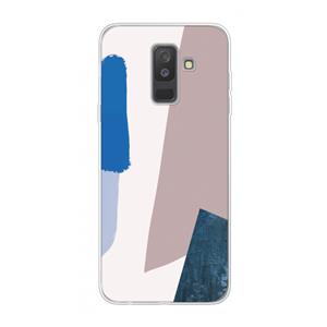 CaseCompany Lapis: Samsung Galaxy A6 Plus (2018) Transparant Hoesje