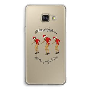 CaseCompany Jingle Ladies: Samsung A3 (2017) Transparant Hoesje