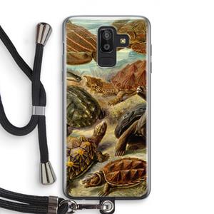 CaseCompany Haeckel Chelonia: Samsung Galaxy J8 (2018) Transparant Hoesje met koord