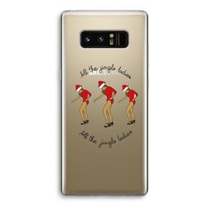 CaseCompany Jingle Ladies: Samsung Galaxy Note 8 Transparant Hoesje