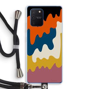 CaseCompany Baar A: Samsung Galaxy Note 10 Lite Transparant Hoesje met koord