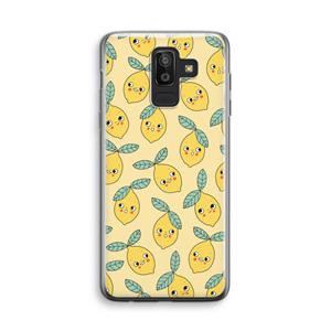 CaseCompany Citroenen: Samsung Galaxy J8 (2018) Transparant Hoesje