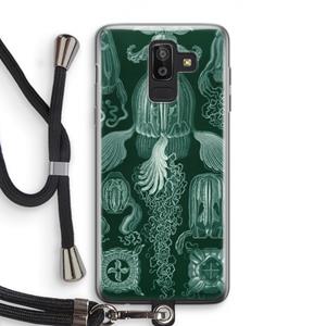 CaseCompany Haeckel Cubomedusae: Samsung Galaxy J8 (2018) Transparant Hoesje met koord