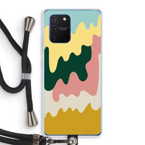 CaseCompany Baar B: Samsung Galaxy Note 10 Lite Transparant Hoesje met koord