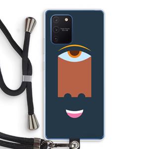CaseCompany Mono M: Samsung Galaxy Note 10 Lite Transparant Hoesje met koord