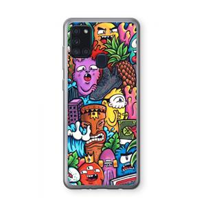 CaseCompany Vexx Mixtape: Samsung Galaxy A21s Transparant Hoesje