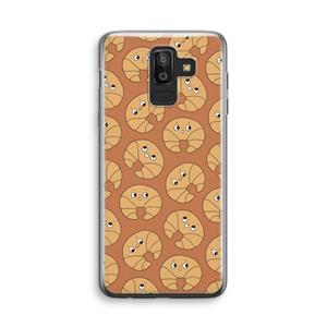 CaseCompany Croissant: Samsung Galaxy J8 (2018) Transparant Hoesje