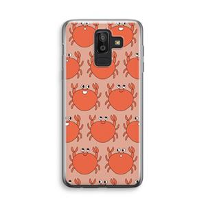 CaseCompany Krab: Samsung Galaxy J8 (2018) Transparant Hoesje