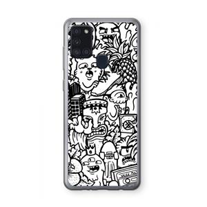 CaseCompany Vexx Mixtape #2: Samsung Galaxy A21s Transparant Hoesje