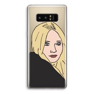 CaseCompany Ashley: Samsung Galaxy Note 8 Transparant Hoesje