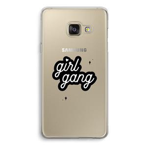 CaseCompany Girl Gang: Samsung A3 (2017) Transparant Hoesje
