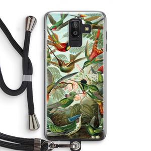 CaseCompany Haeckel Trochilidae: Samsung Galaxy J8 (2018) Transparant Hoesje met koord