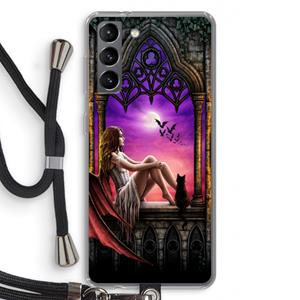 CaseCompany Kinderen van de nacht: Samsung Galaxy S21 Transparant Hoesje met koord