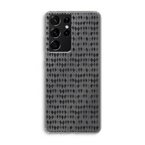 CaseCompany Crazy shapes: Samsung Galaxy S21 Ultra Transparant Hoesje