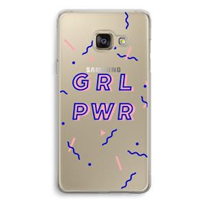 CaseCompany GRL PWR: Samsung A3 (2017) Transparant Hoesje