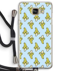 CaseCompany Bananas: Samsung Galaxy A5 (2016) Transparant Hoesje met koord