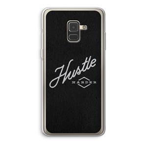 CaseCompany Hustle: Samsung Galaxy A8 (2018) Transparant Hoesje