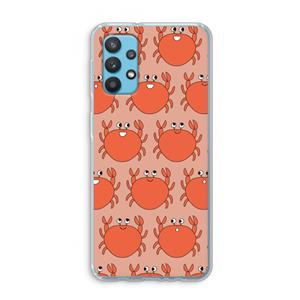 CaseCompany Krab: Samsung Galaxy A32 4G Transparant Hoesje