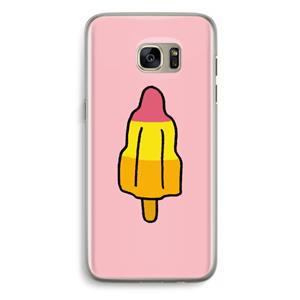 CaseCompany Raketijsje: Samsung Galaxy S7 Edge Transparant Hoesje