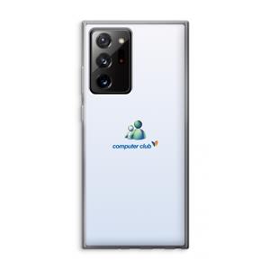 CaseCompany MSN: Samsung Galaxy Note 20 Ultra / Note 20 Ultra 5G Transparant Hoesje
