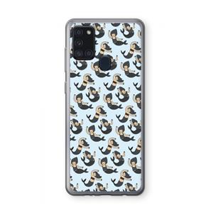 CaseCompany Zeemeermin: Samsung Galaxy A21s Transparant Hoesje