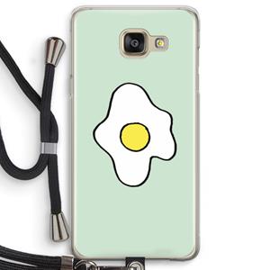 CaseCompany Spiegelei: Samsung Galaxy A5 (2016) Transparant Hoesje met koord