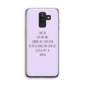 CaseCompany GSM: Samsung Galaxy J8 (2018) Transparant Hoesje