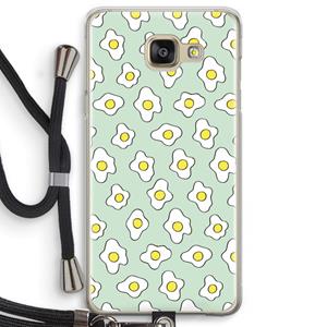 CaseCompany Spiegeleitjes: Samsung Galaxy A5 (2016) Transparant Hoesje met koord