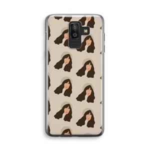 CaseCompany Bonjour mon amour: Samsung Galaxy J8 (2018) Transparant Hoesje