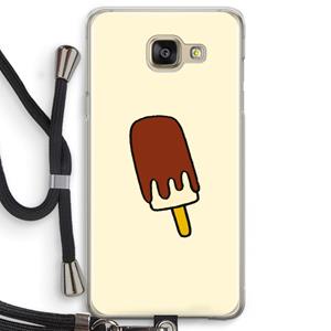 CaseCompany Frisco: Samsung Galaxy A5 (2016) Transparant Hoesje met koord