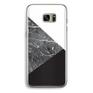 CaseCompany Combinatie marmer: Samsung Galaxy S7 Edge Transparant Hoesje