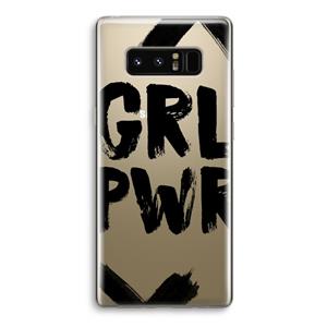 CaseCompany Girl Power #2: Samsung Galaxy Note 8 Transparant Hoesje