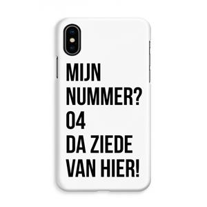 CaseCompany Da ziede van hier: iPhone X Volledig Geprint Hoesje