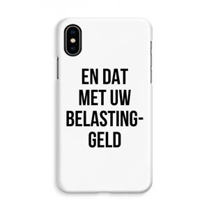 CaseCompany Belastinggeld: iPhone X Volledig Geprint Hoesje