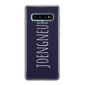 CaseCompany Joengneuh!: Samsung Galaxy S10 Plus Transparant Hoesje