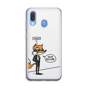 CaseCompany GSM secure: Samsung Galaxy A40 Transparant Hoesje