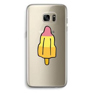 CaseCompany Raketijsje: Samsung Galaxy S7 Edge Transparant Hoesje