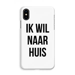 CaseCompany Ik wil naar huis: iPhone X Volledig Geprint Hoesje