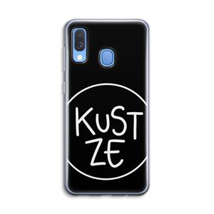CaseCompany KUST ZE: Samsung Galaxy A40 Transparant Hoesje