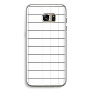 CaseCompany Rooster: Samsung Galaxy S7 Edge Transparant Hoesje