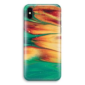 CaseCompany Green Inferno: iPhone Xs Volledig Geprint Hoesje