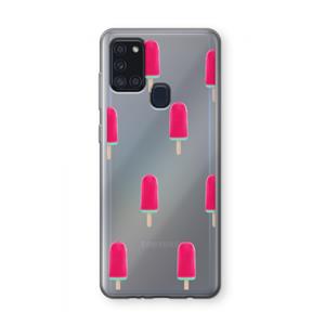 CaseCompany Waterijsje: Samsung Galaxy A21s Transparant Hoesje
