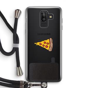CaseCompany You Complete Me #1: Samsung Galaxy J8 (2018) Transparant Hoesje met koord