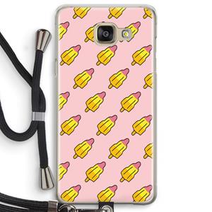 CaseCompany Waterijsjes: Samsung Galaxy A5 (2016) Transparant Hoesje met koord
