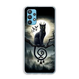 CaseCompany Moonlight Companions: Samsung Galaxy A32 4G Transparant Hoesje