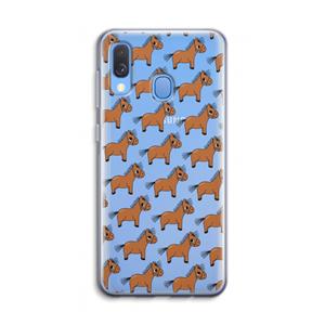CaseCompany Pony: Samsung Galaxy A40 Transparant Hoesje