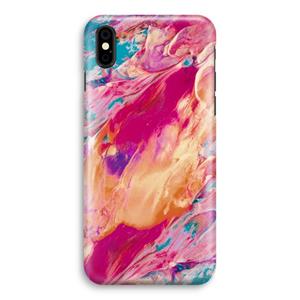 CaseCompany Pastel Echoes: iPhone Xs Volledig Geprint Hoesje