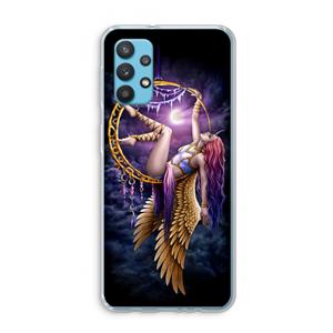 CaseCompany Aerial Angel: Samsung Galaxy A32 4G Transparant Hoesje