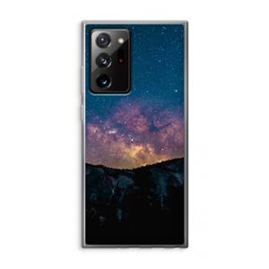 CaseCompany Travel to space: Samsung Galaxy Note 20 Ultra / Note 20 Ultra 5G Transparant Hoesje