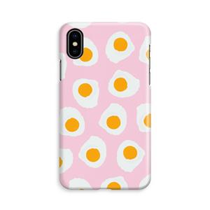 CaseCompany Dancing eggs: iPhone X Volledig Geprint Hoesje